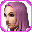 Păr semi-lung Violet (F)_element